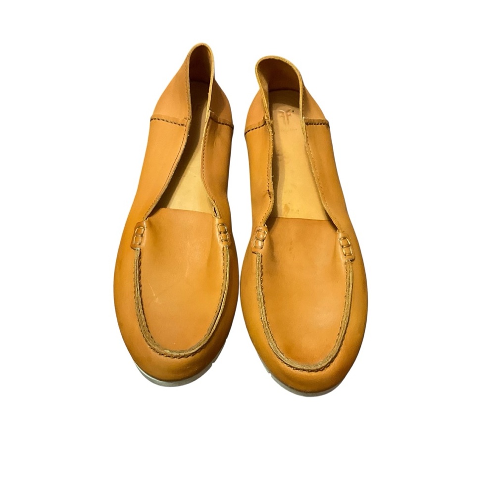 Frye Tan Leather Loafers